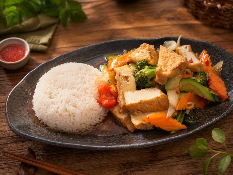 Tofu in Austernsoße (Nr. 84)
