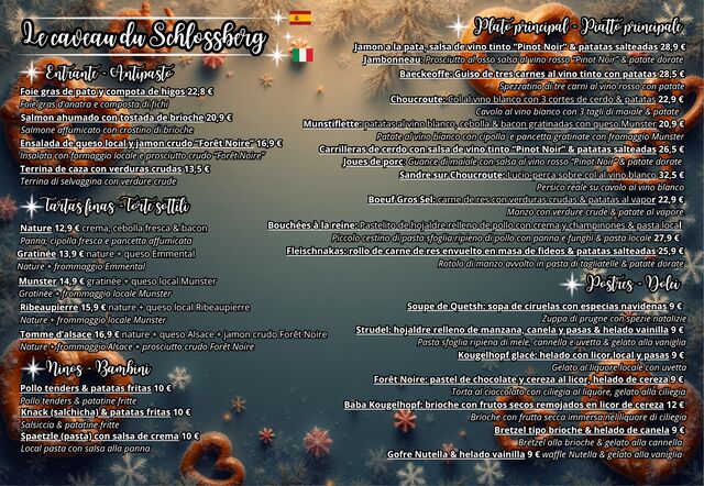 CARTE NOEL ESPAGNOL ITALIEN 