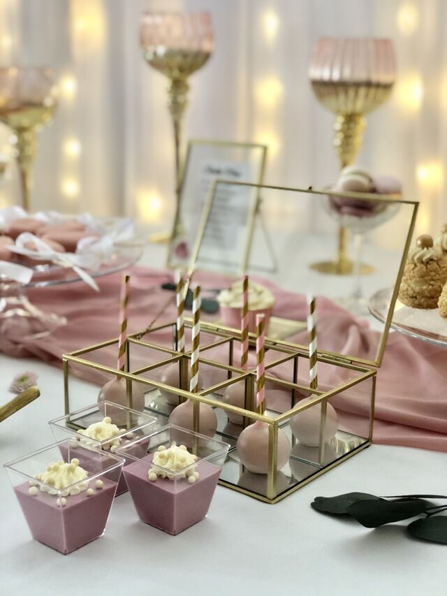 Mini deserki - panna cotta i cake pops