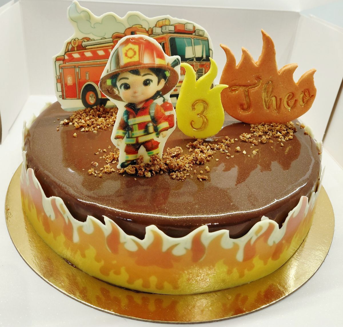 Trianon (royal chocolat) thème - sur commande