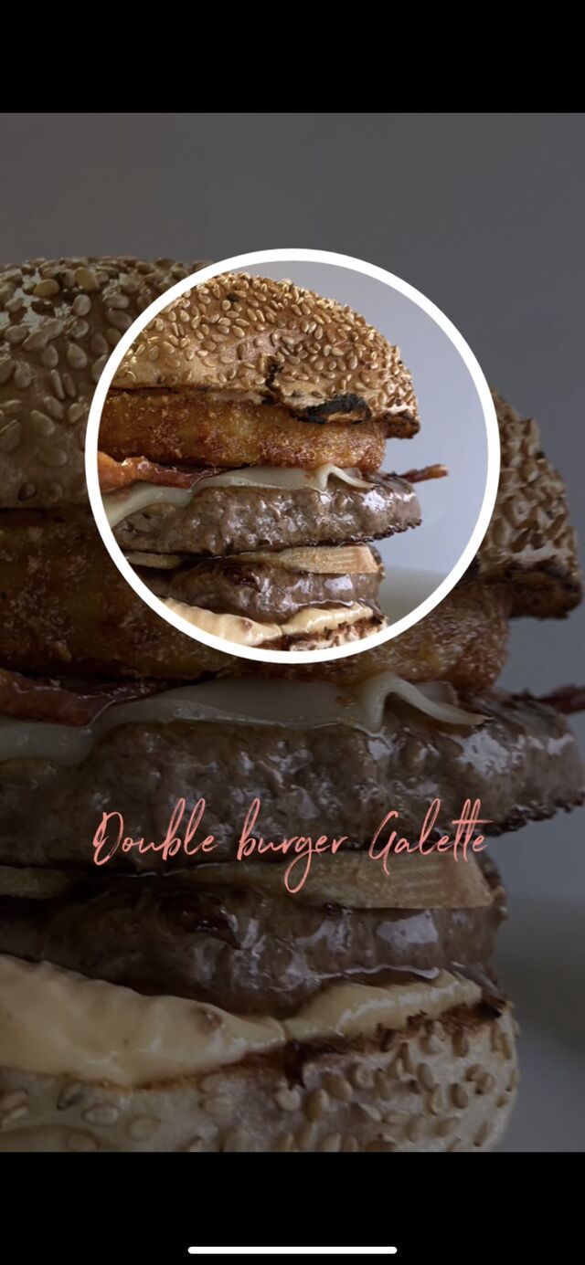Double Burger Galette