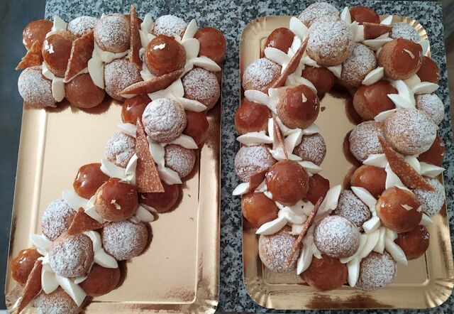 number cake 70 choux nougattine