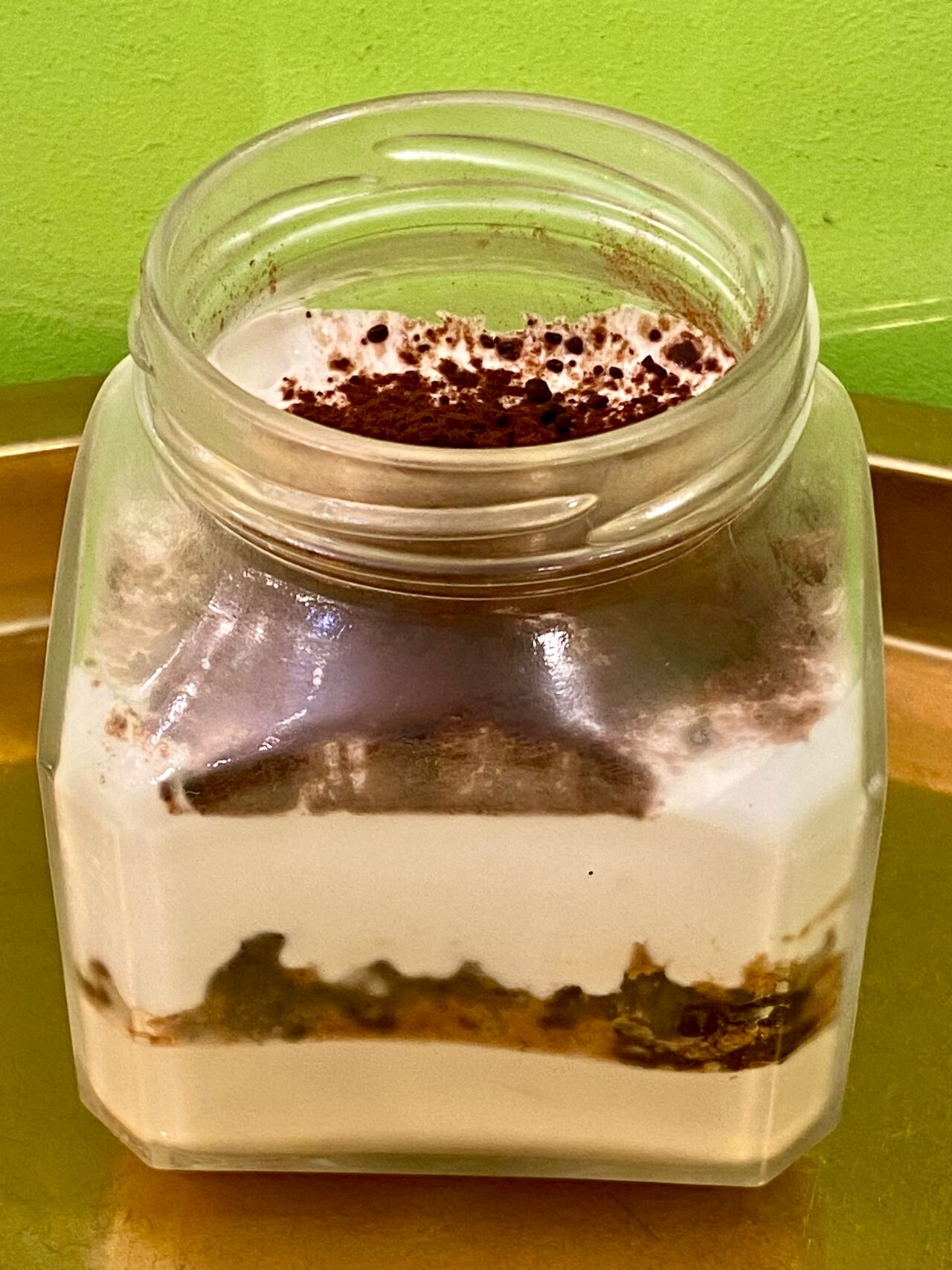Tiramisú Yerbabuena