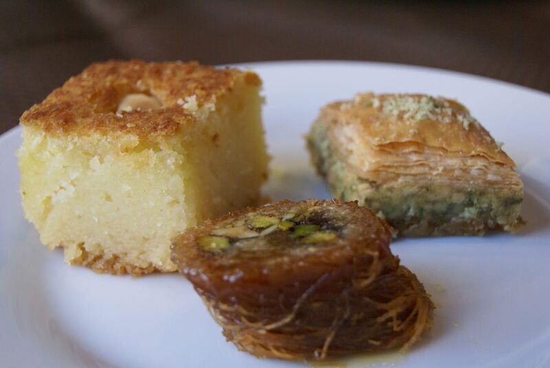 Assortiment de pâtisserie orientale 