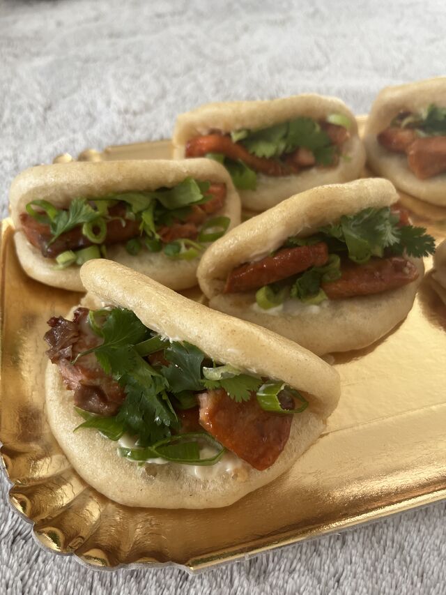 Baos buns saumon laqué 