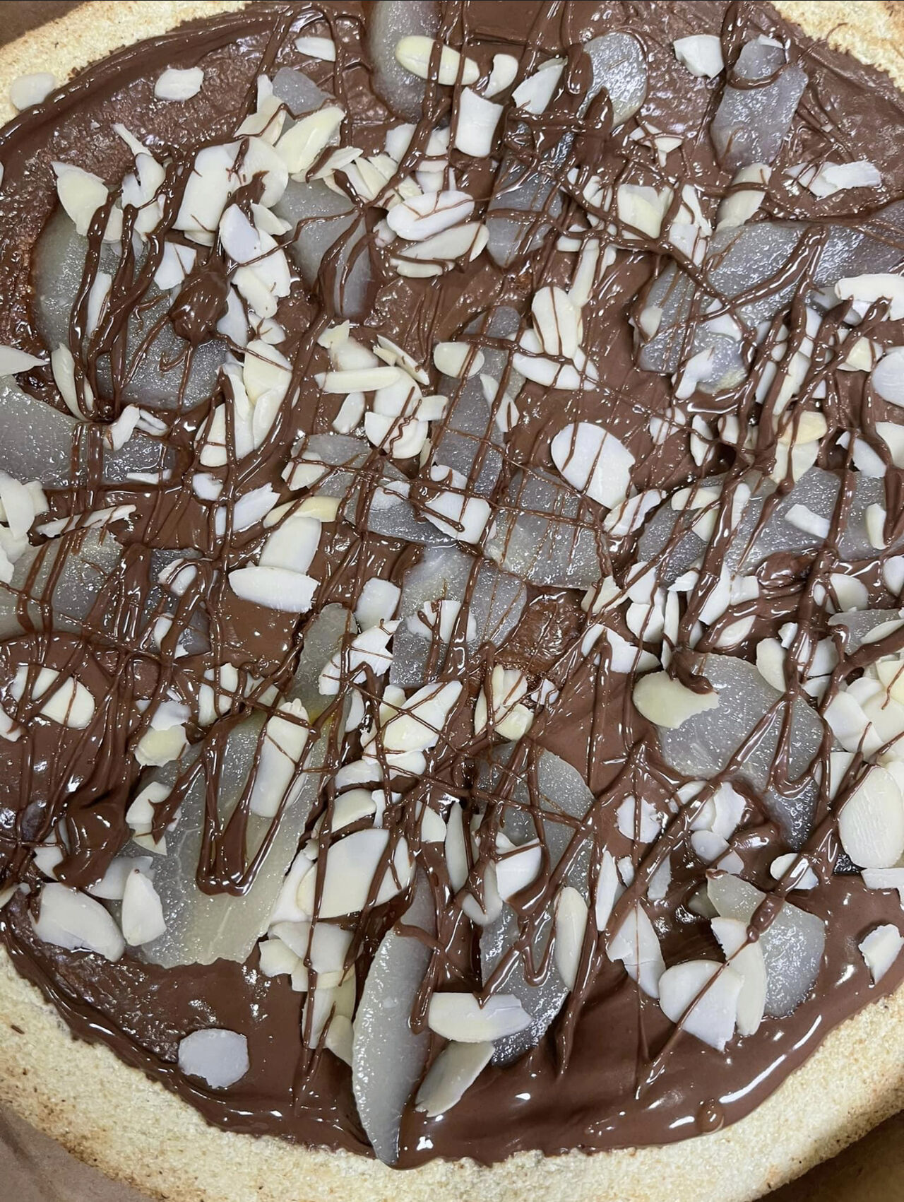 Pizza Dessert Poires Williams 