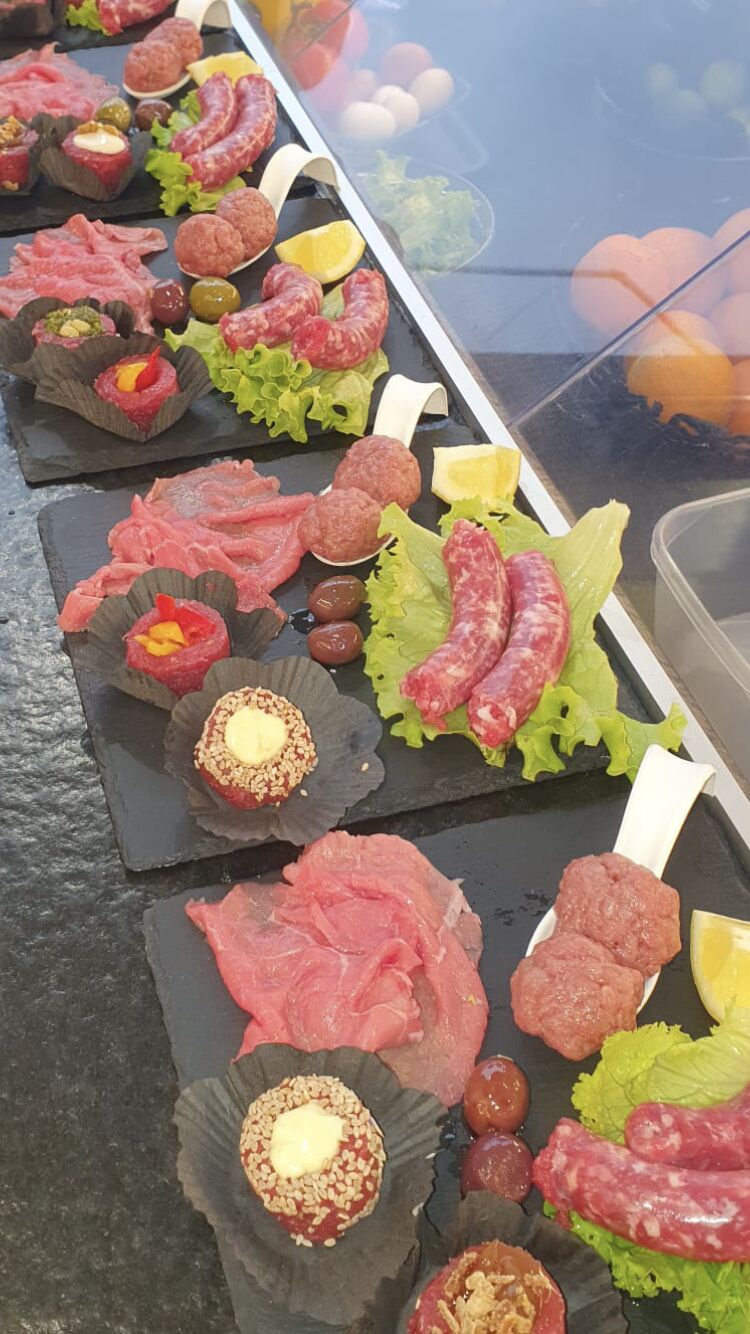 Aperitivo di carne cruda 