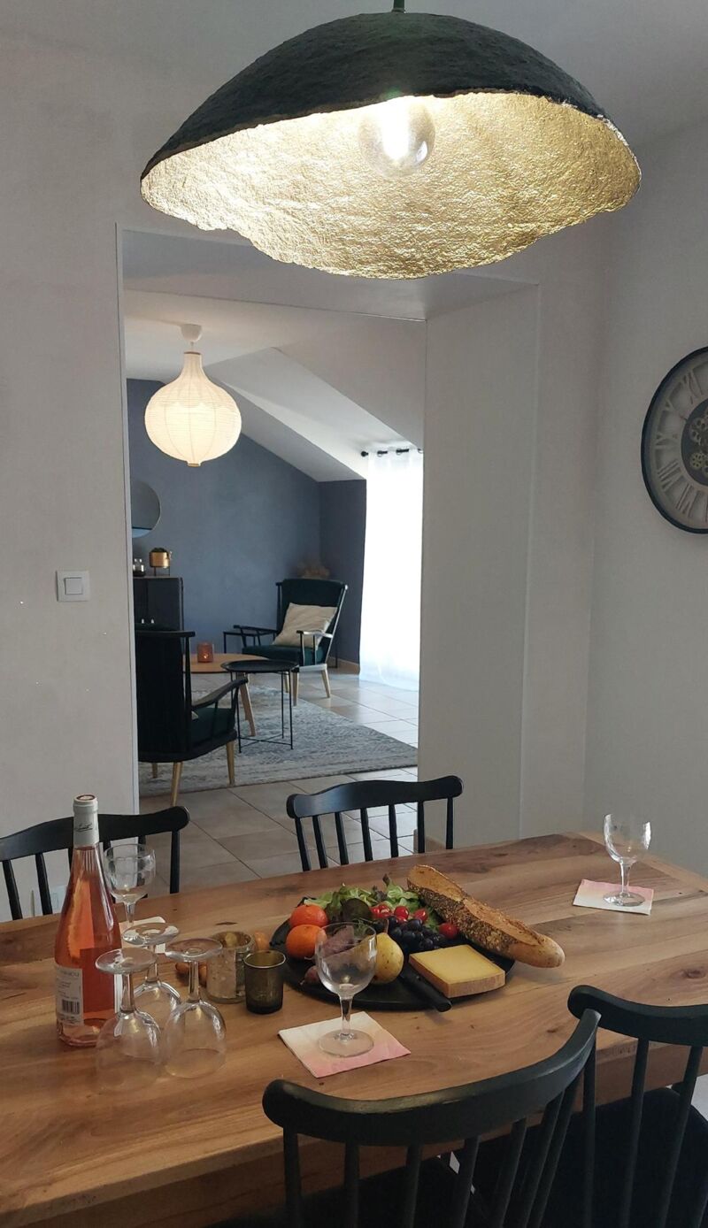 Cuisine ouverte sur salon