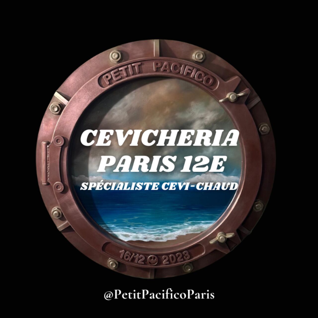 1 cevi-chaud = 1 tiradito + 1 verre chicha morada