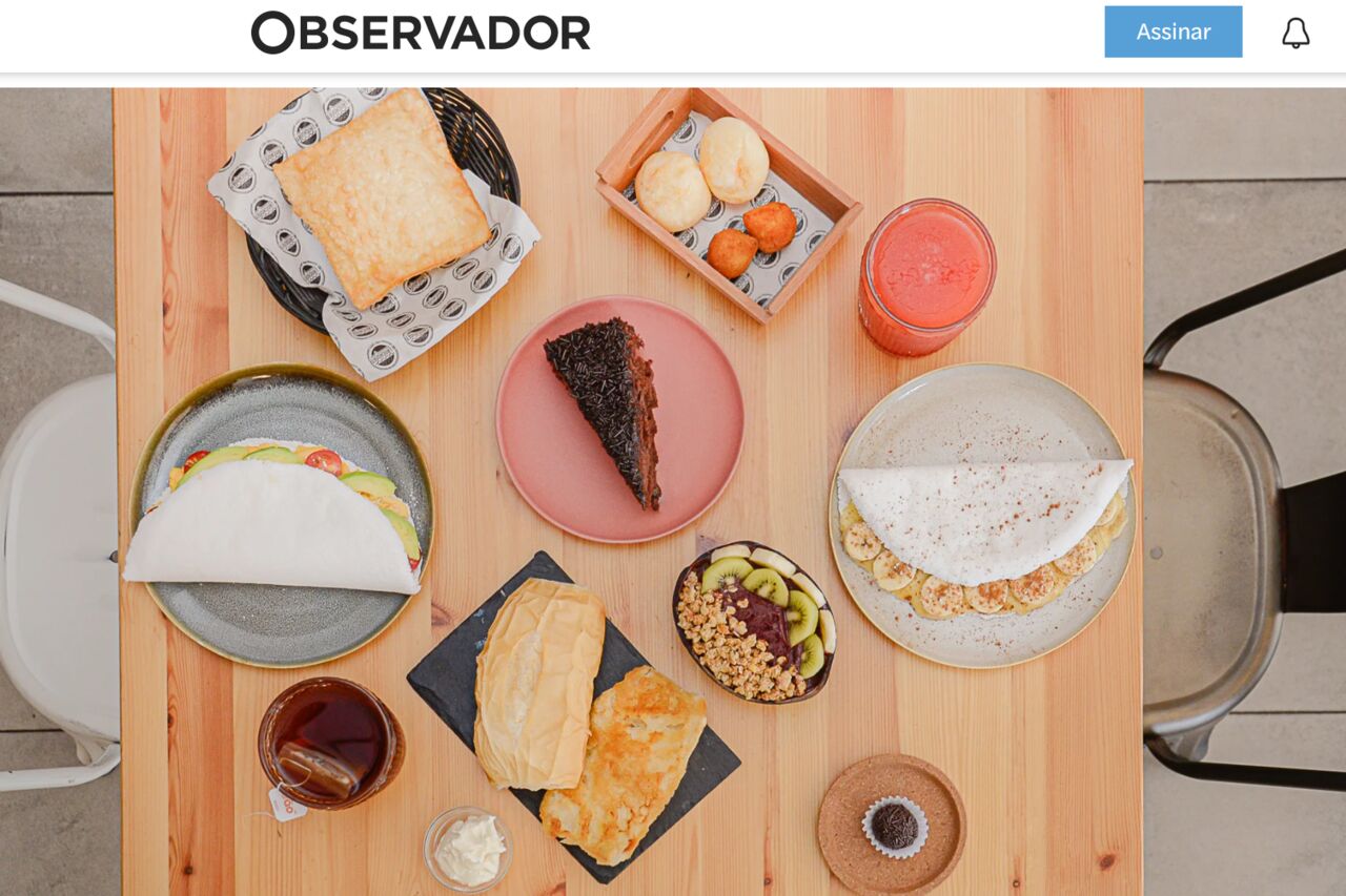 Comida brasileira n'o Observador