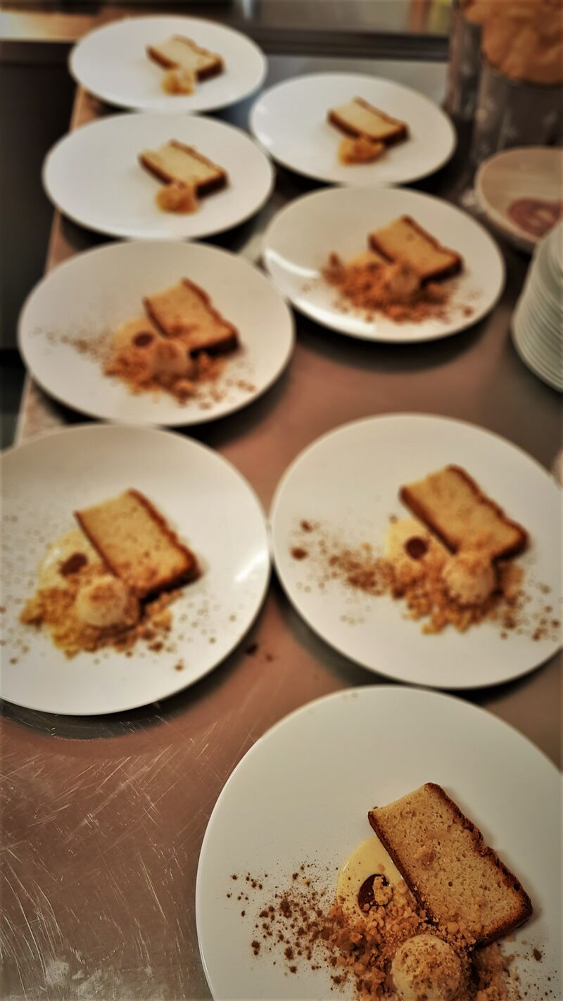 Apfelkuchen & Zimteiscreme