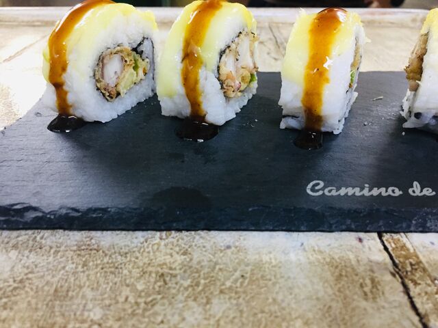 Crunchy Taco con salsa Teriyaki 