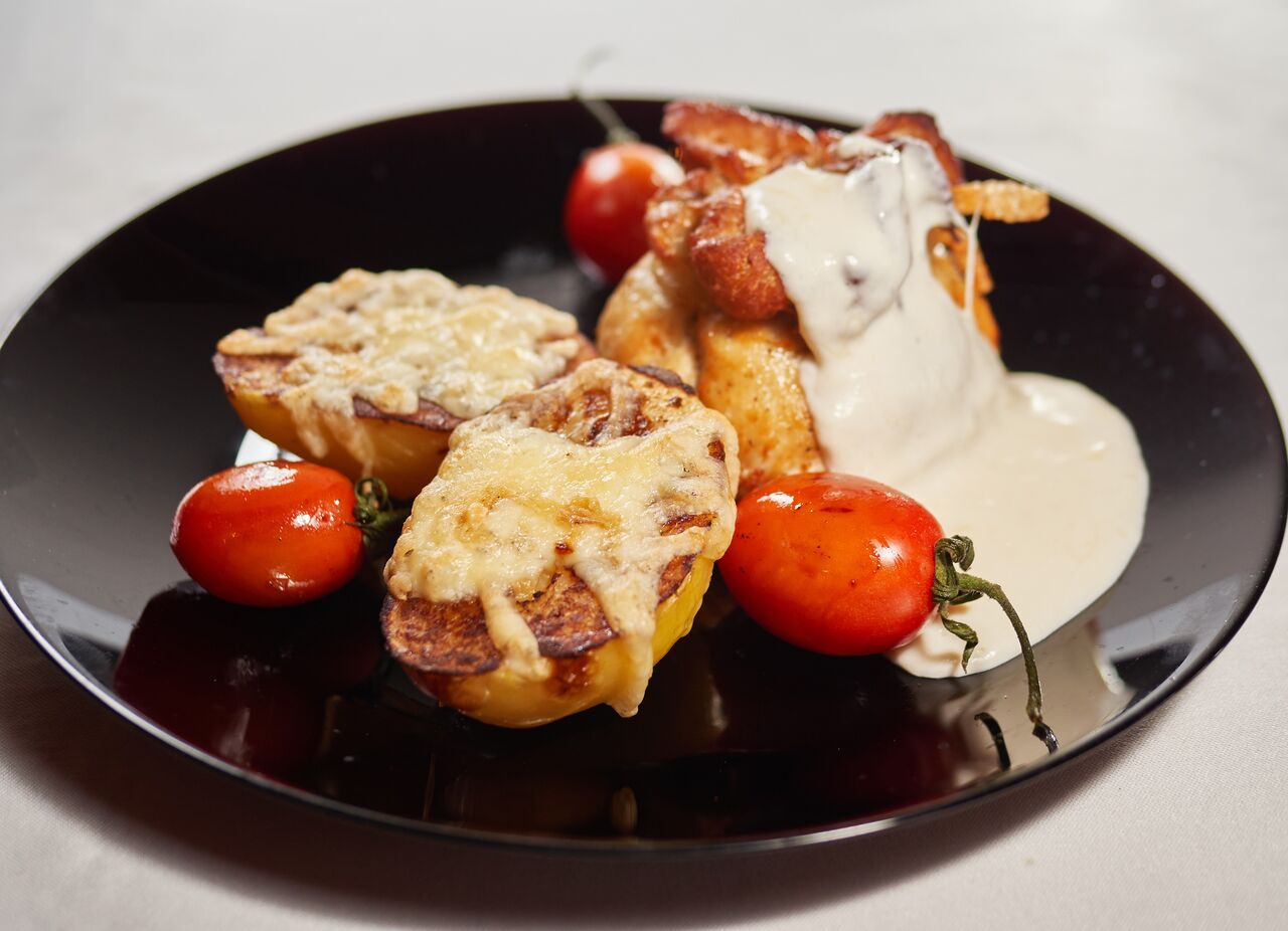 Traista ciobanului cu cartofi gratinați