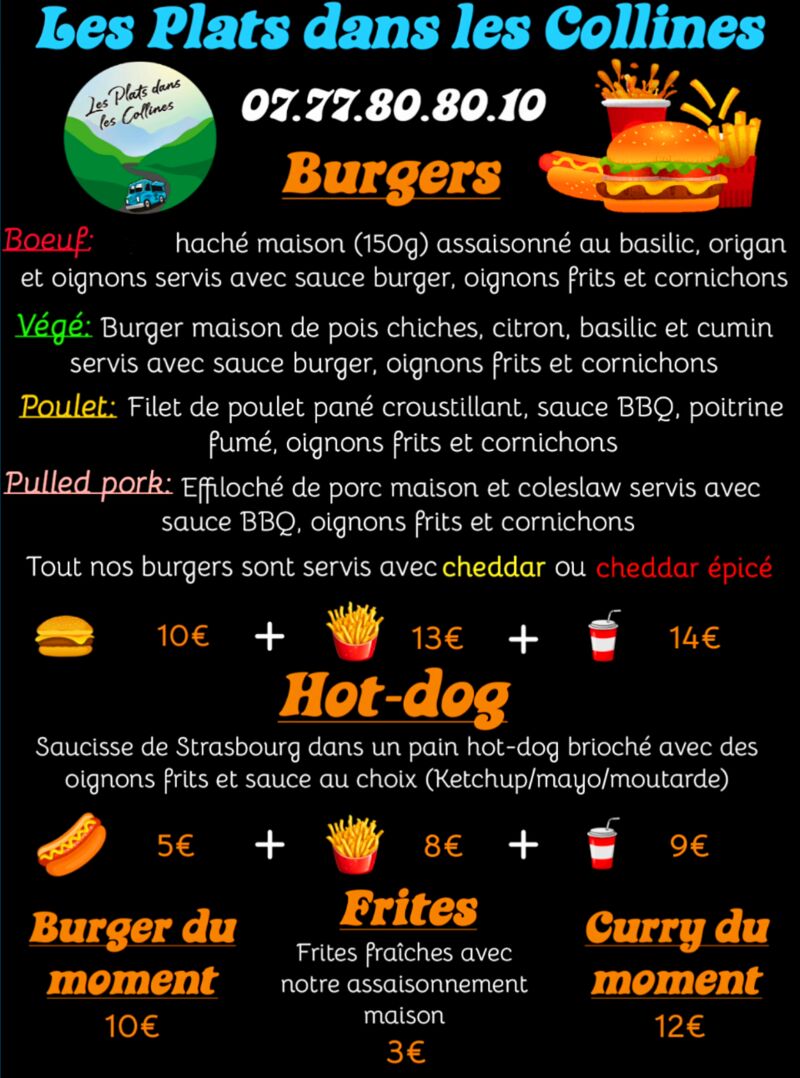 Menu Burger 