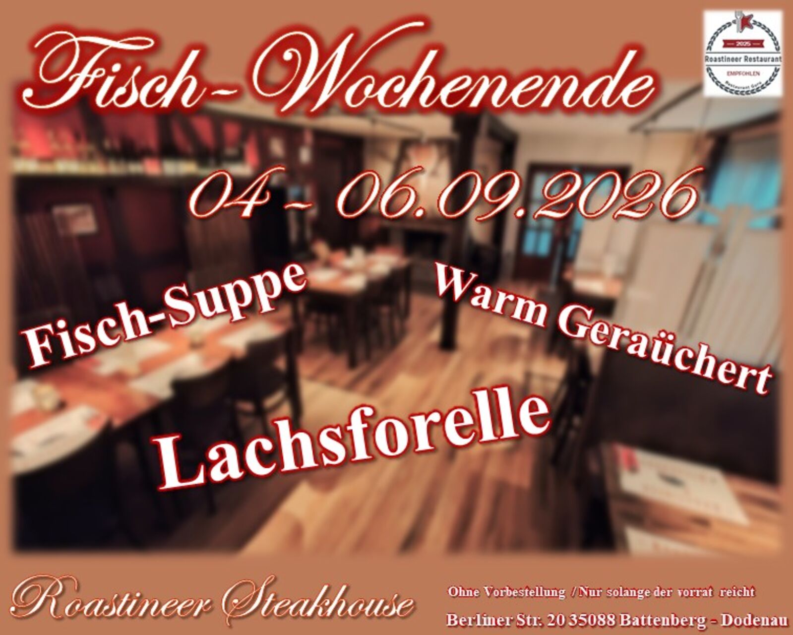 Fisch Wochenende