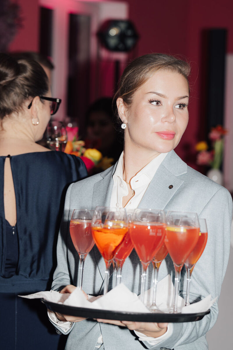 Empfang im Kaminzimer