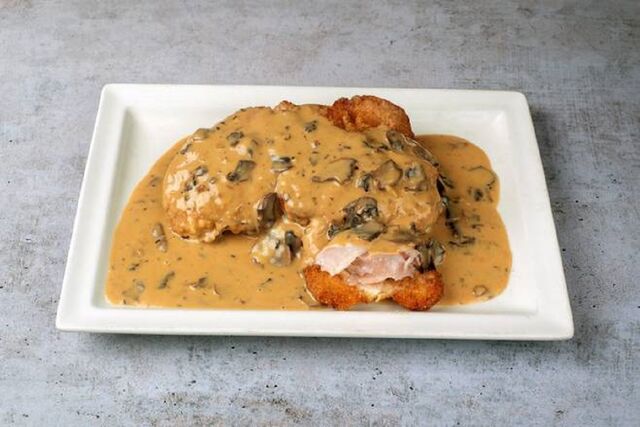 Le cordon bleu de volaille au munster