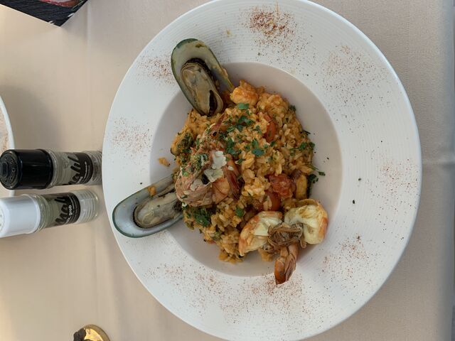 Reis mit Meeresfrüchte
aus der Tageskarte