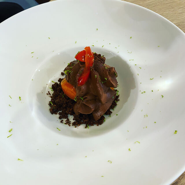 le mariage du chocolat et du poivron dans l'assiette 