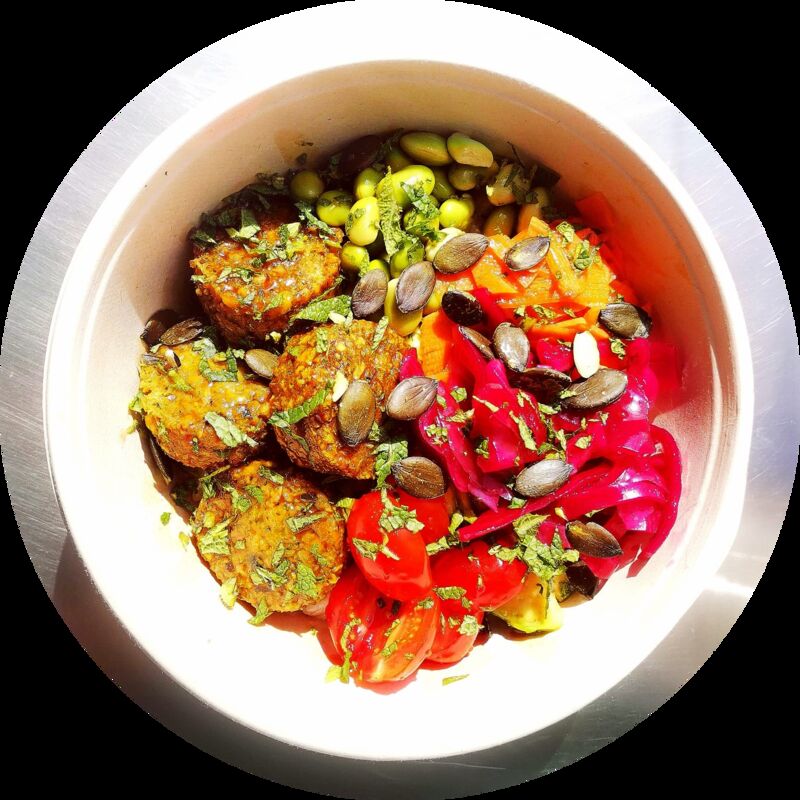 FALAFEL poke and cream