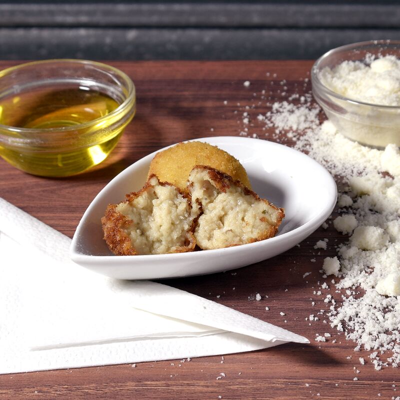 Parmesana trufada. Finísimo.