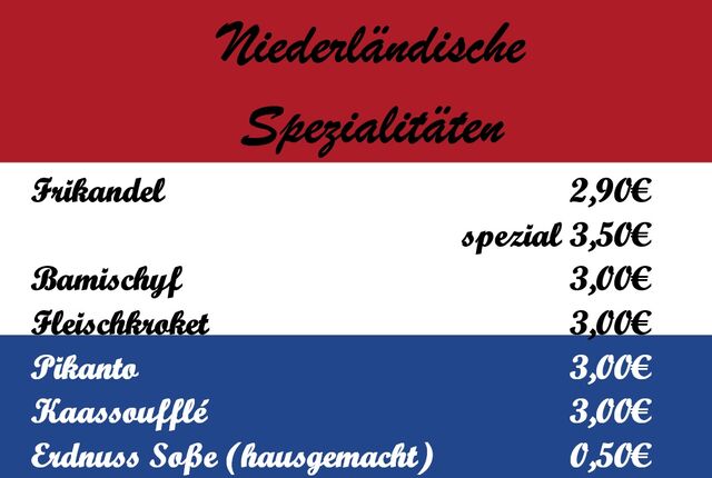 Niederländische Spezialitäten