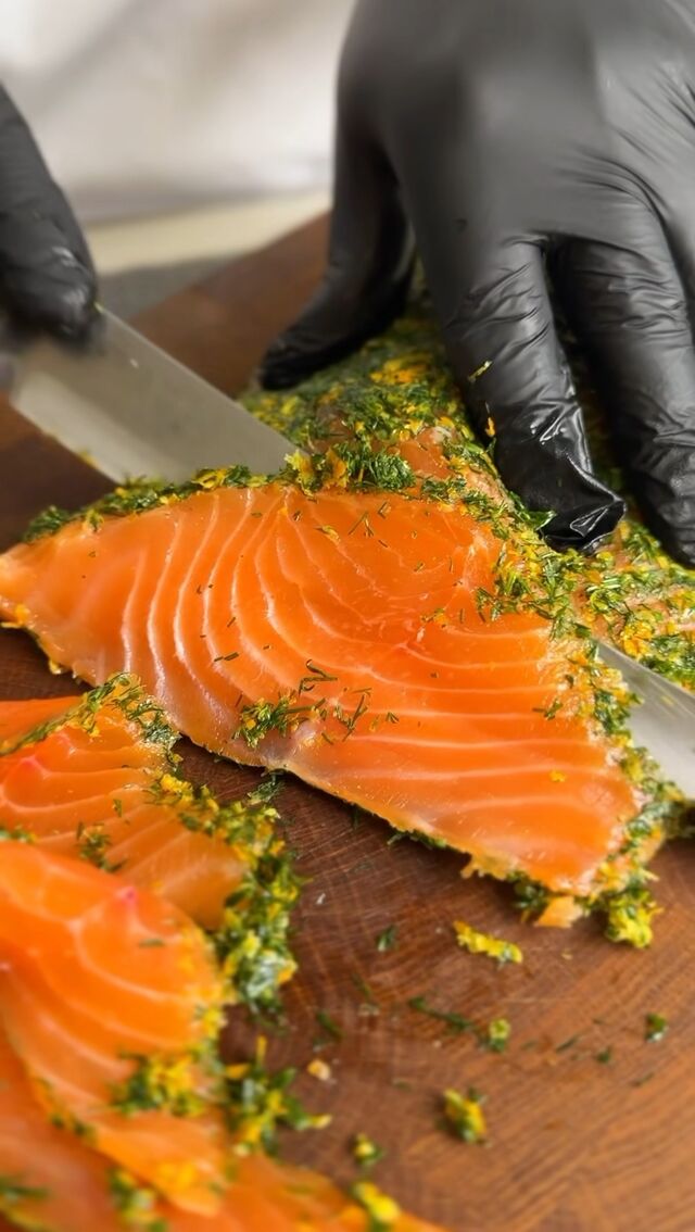 Saumon gravlax