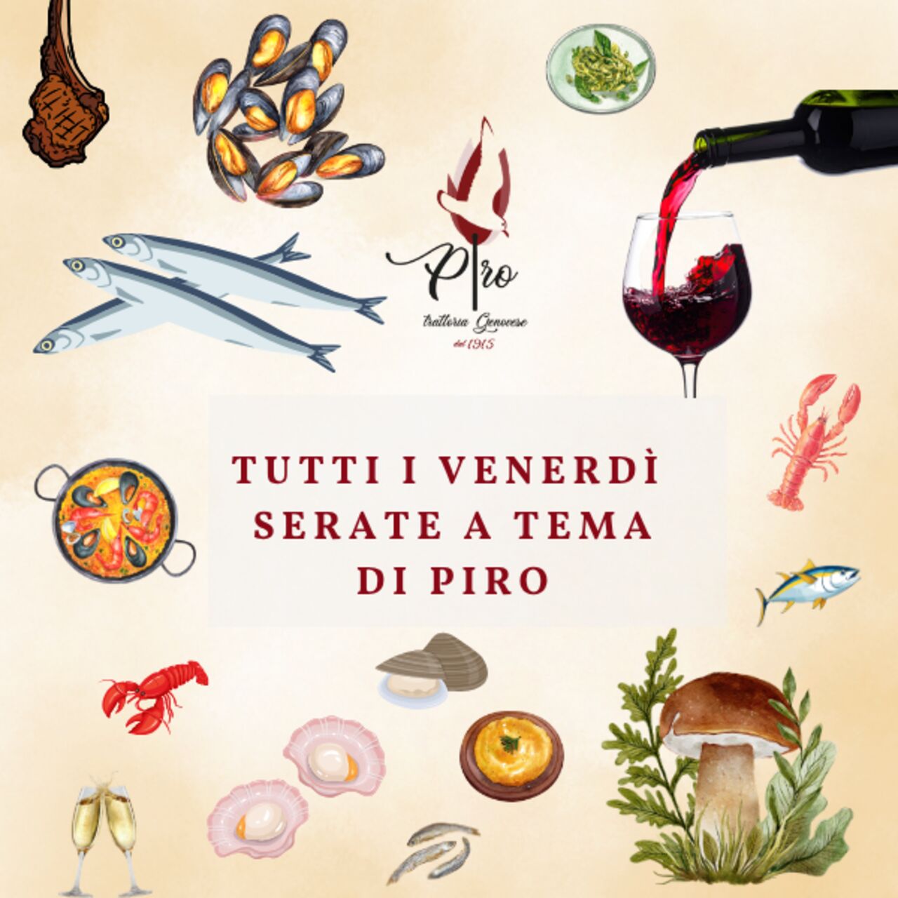 👨🏼‍🍳 LE SERATE A TEMA DEL VENERDÌ 👨🏼‍🍳