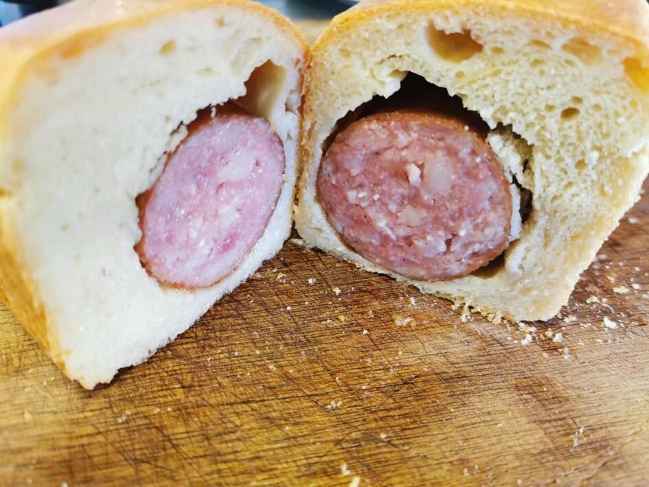 Saucisse de Morteau briochée
