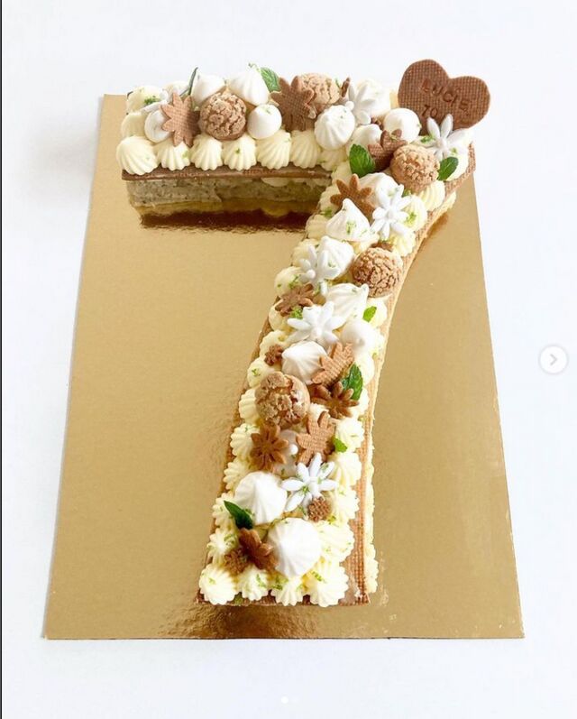 Number Cake Citron Meringué