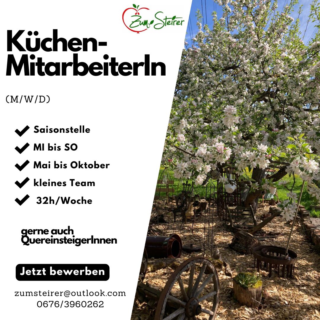 Stellenausschreibung Küche