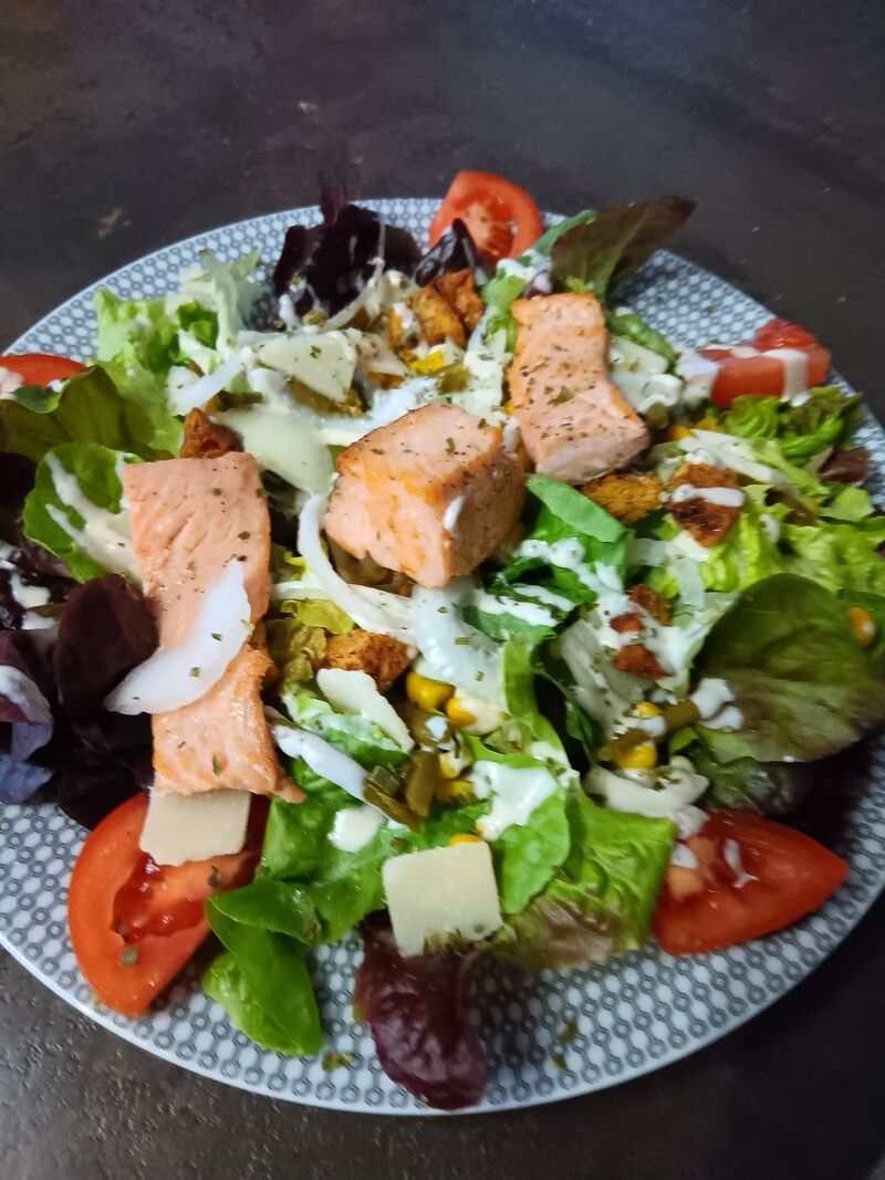 Salade aux 2 poissons