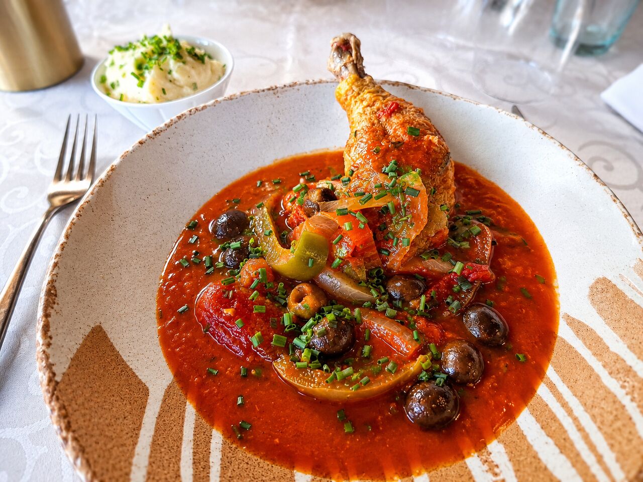 Plat poulet à la provençale 