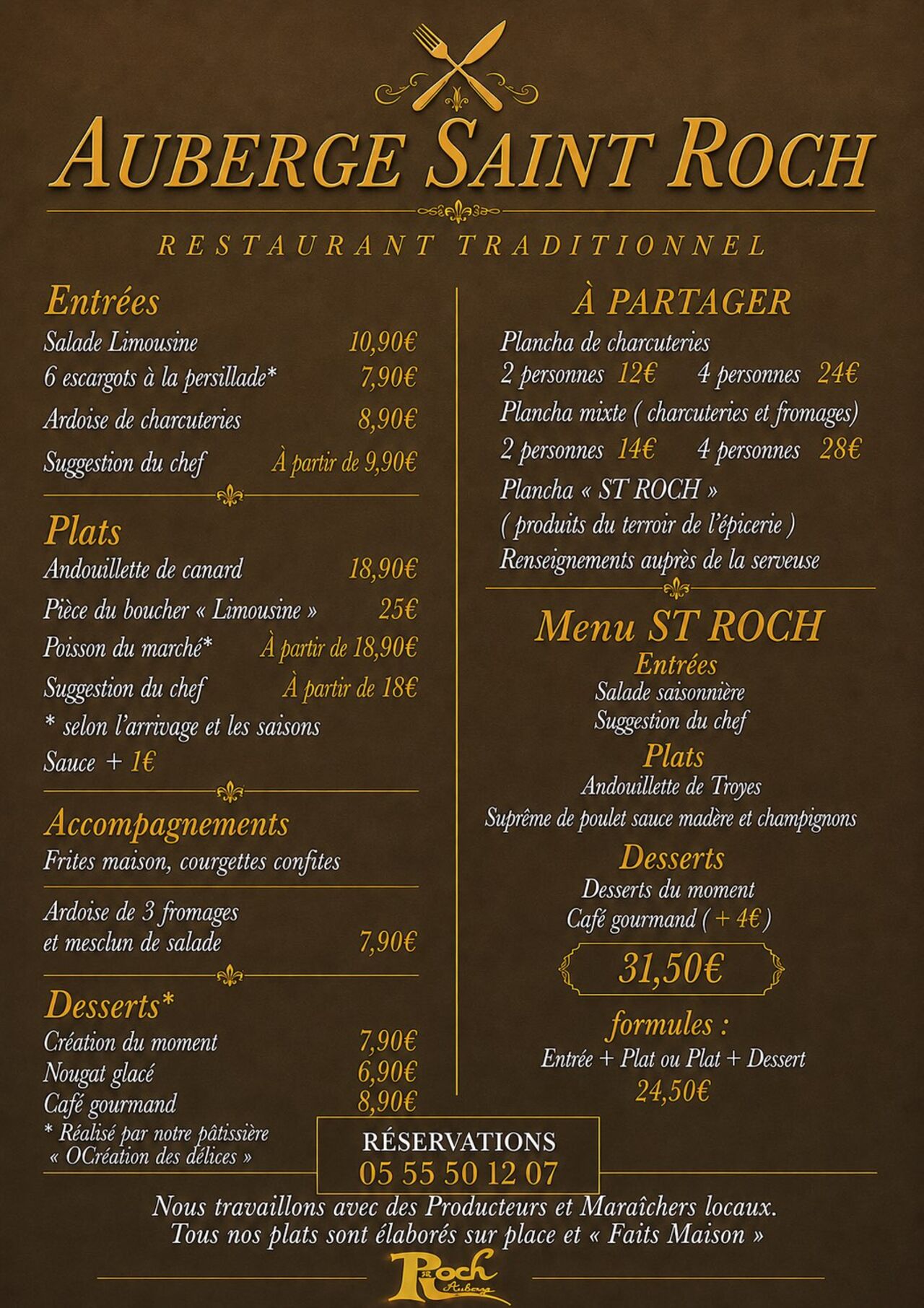 Auberge st roch