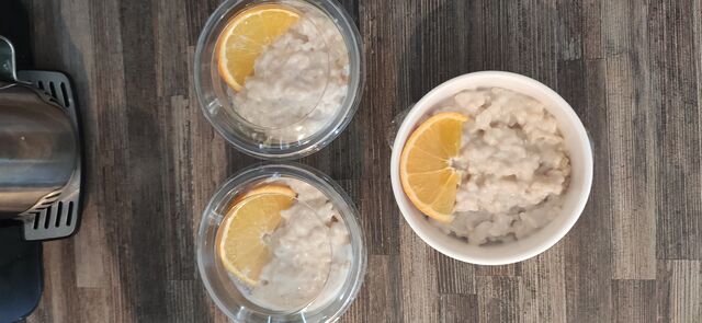 riz au lait et à l'orange 