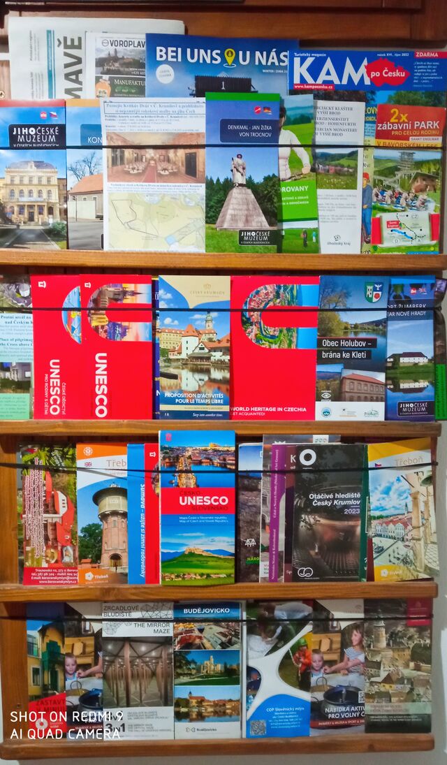informační letáky - tipy na výlety