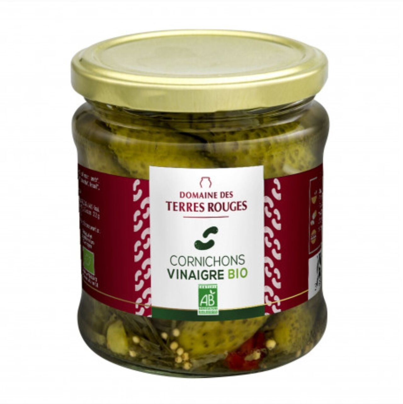 Cornichons au vinaigre bio - 3,48€
