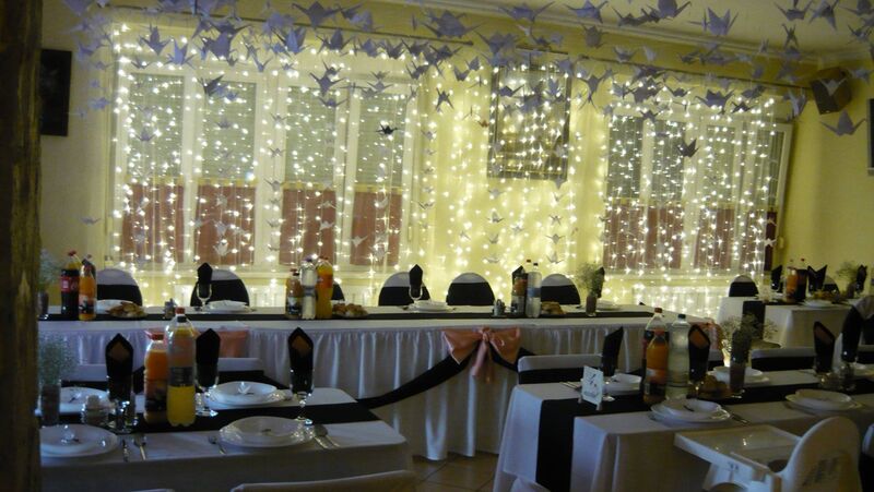 Lakodalom dekoráció.