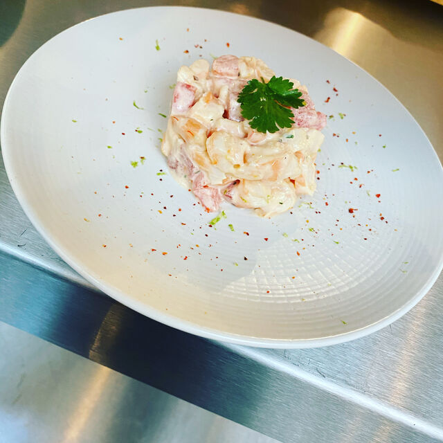 la crevette aux saveurs d 'été 