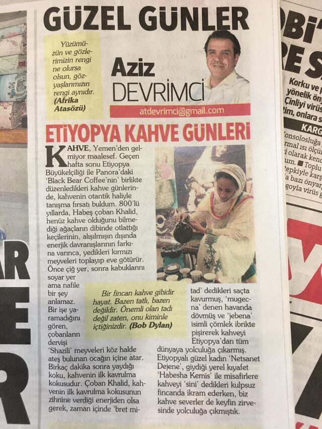 Etiyopya Kahve Günleri Medyada