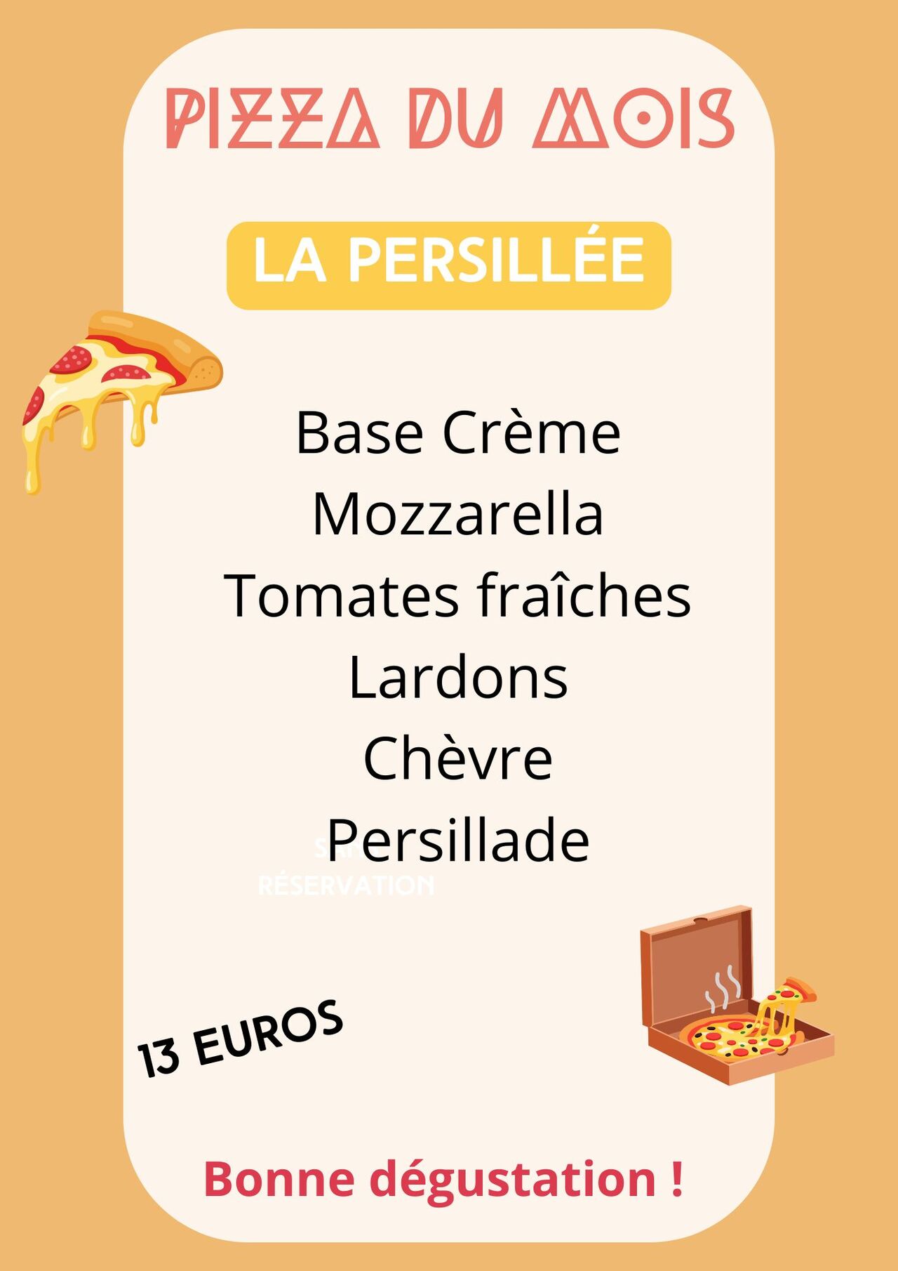La pizza du mois de Septembre 🌞