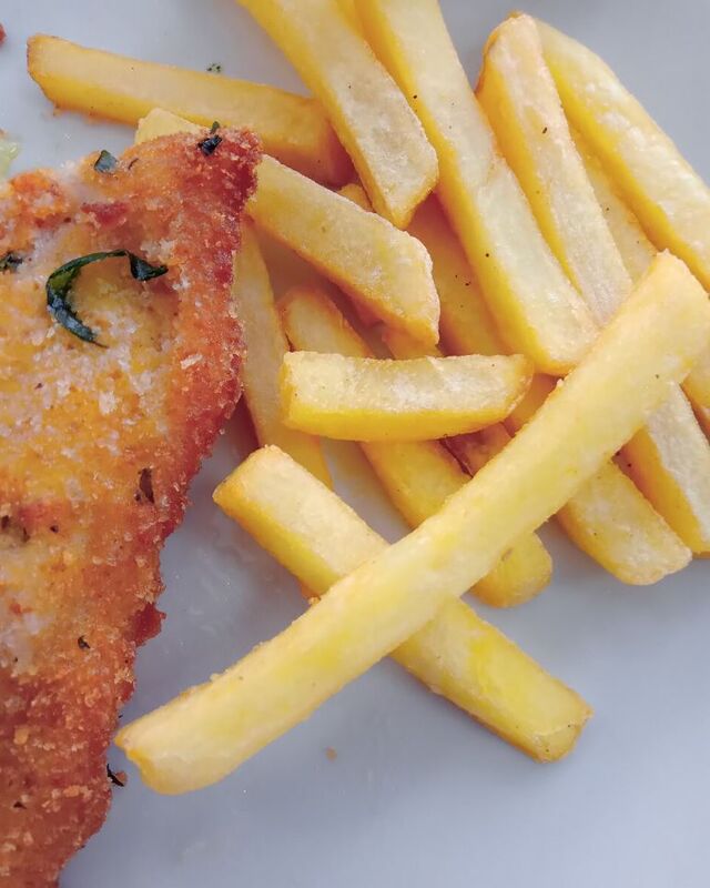 Cotoletta con patatine