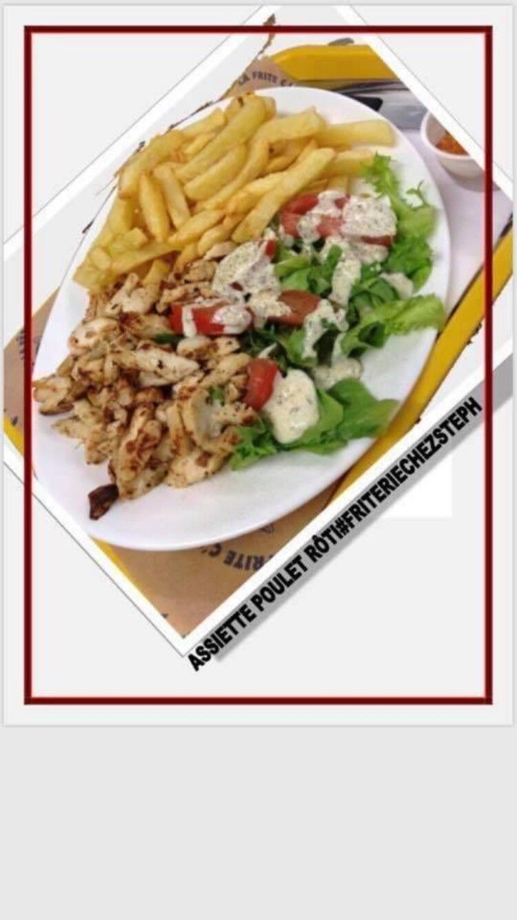 Assiette Poulet Rôti