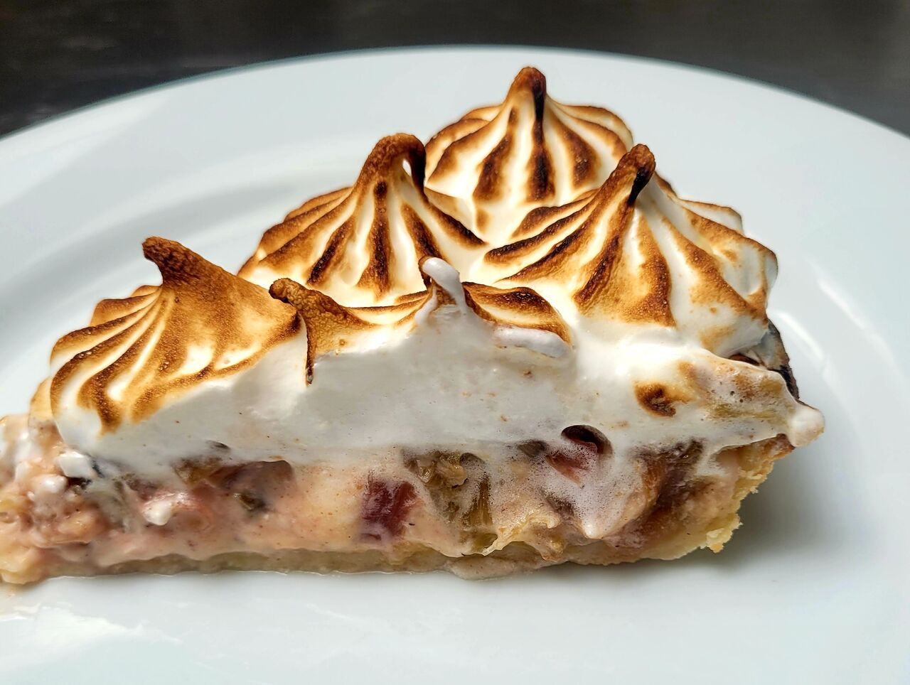 Tarte Rhubarbe Meringuée
