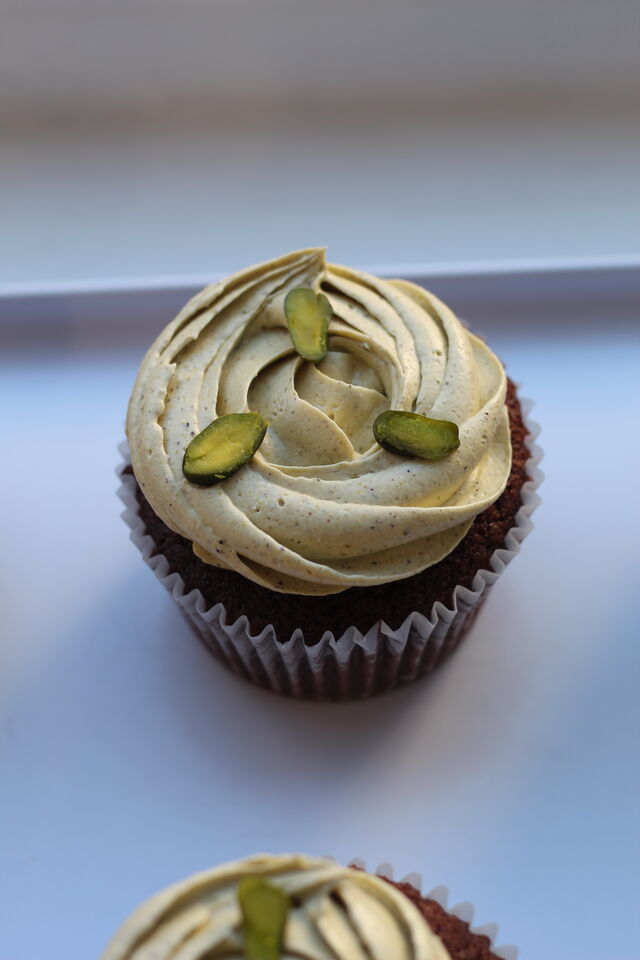 Cupcake-pistaches