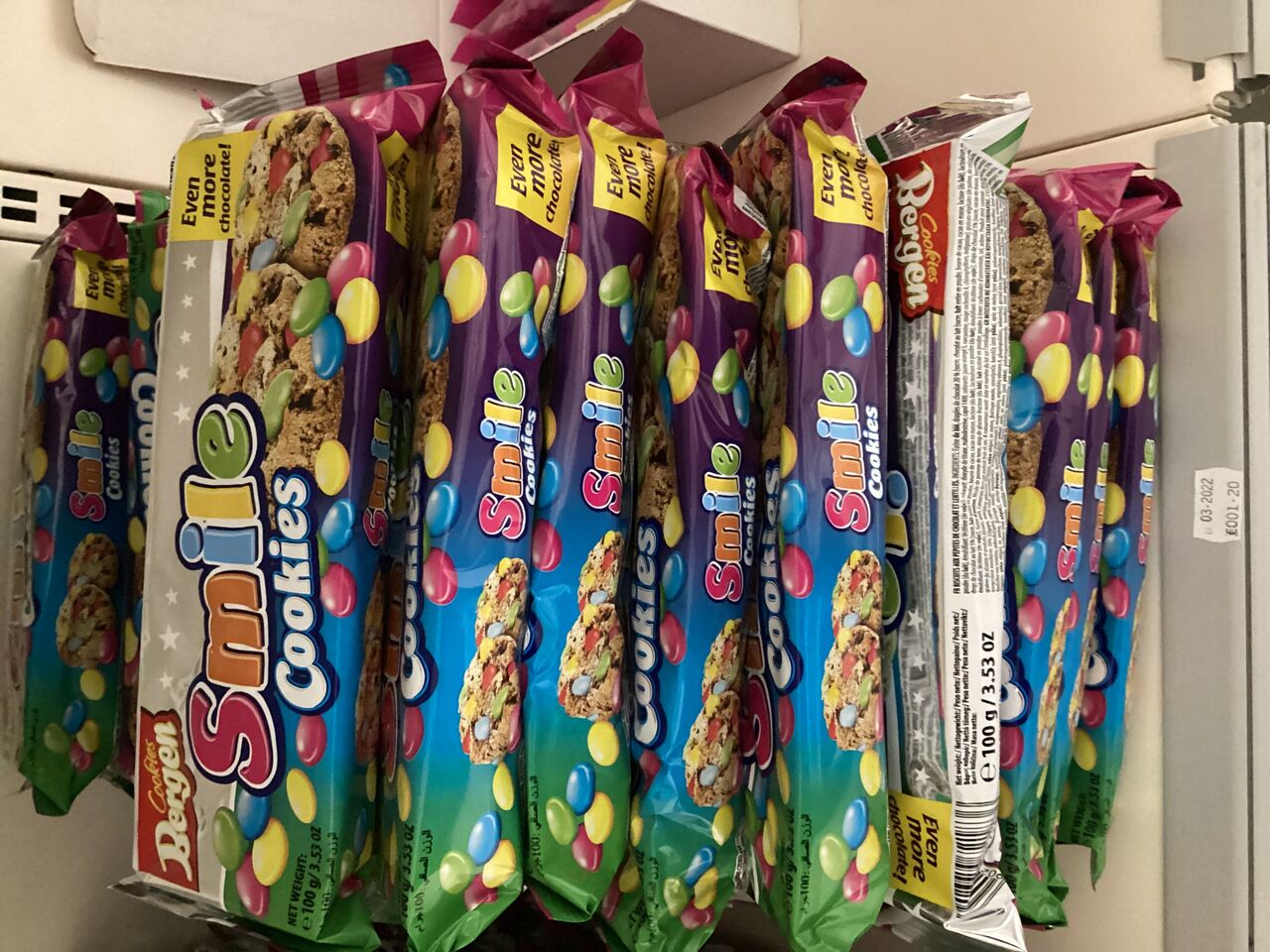 Cookies Bergen smile 1,20€