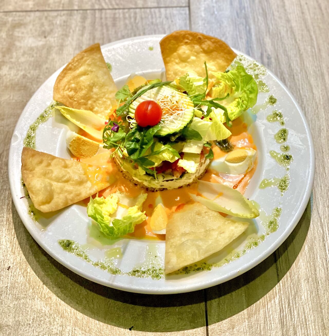 Timbal de quinoa.