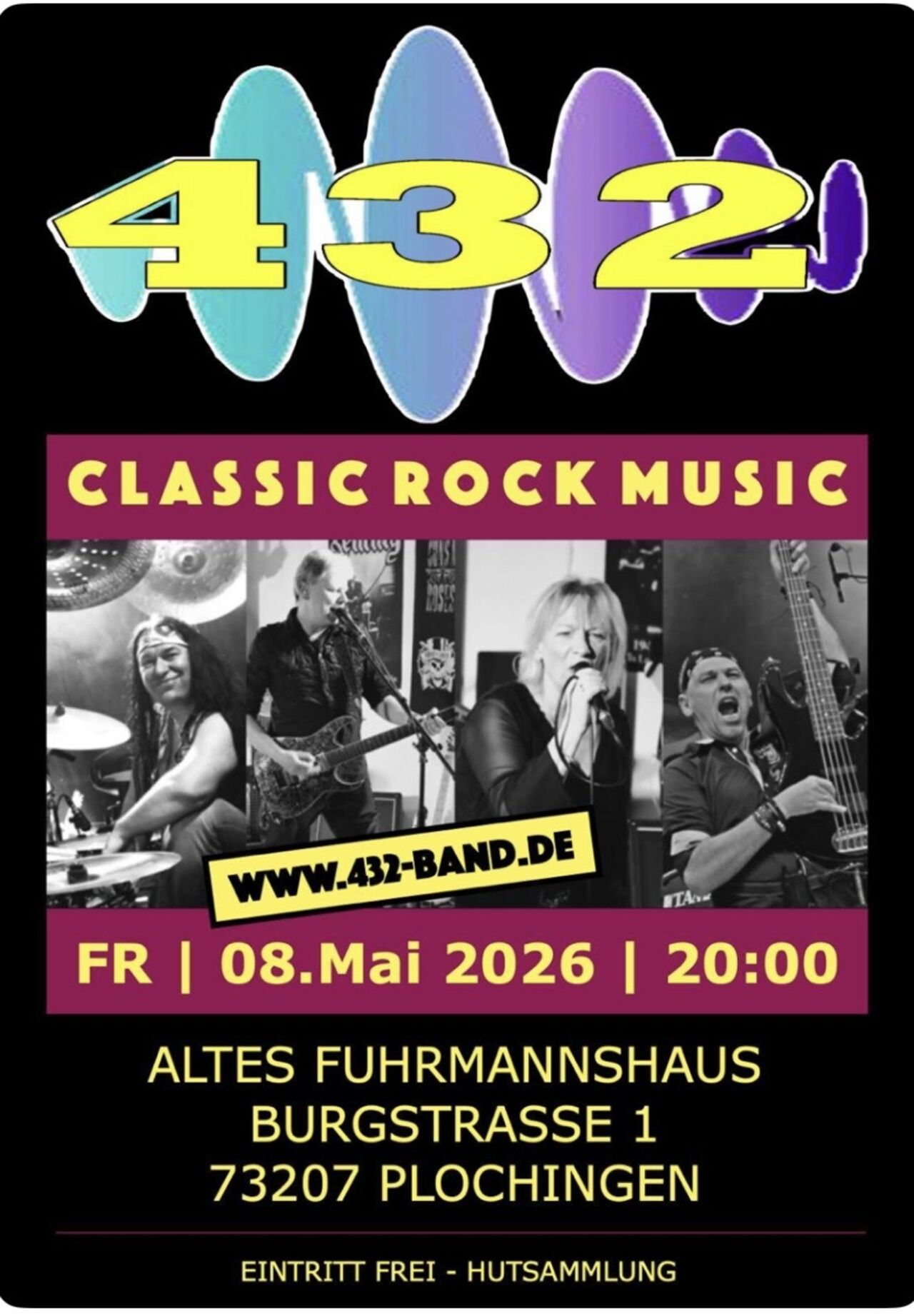 Freitag, 08.05.26: 432 - Die Rockband !