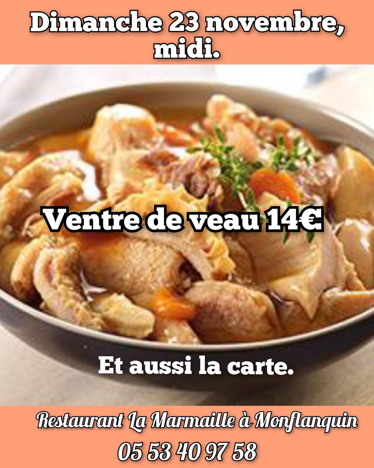 Dimanche 23 novembre