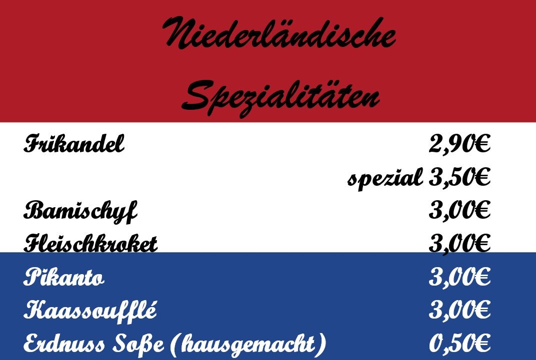 Niederländische Spezialitäten
